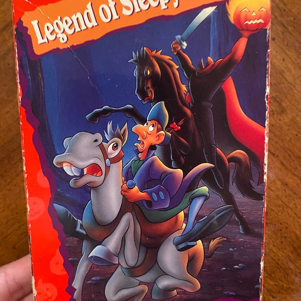Disney Legend of Sleepy Hollow VHS tape 1994